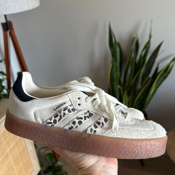 adidas Shoes - Adidas Samba Women's Sneakers - Cream and Black NEW